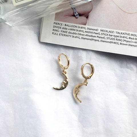 Legenstar 2019 New Fashion Hammered Earring For Womens Gold Color Meatal Jewelry Alloy Geometric Hoop Statement Earrings