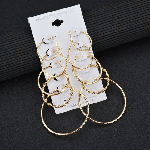 Modyle 2019 New Fashion 12 pairs/set White Simulated Pearl Stud Earrings For Women Jewelry Accessories