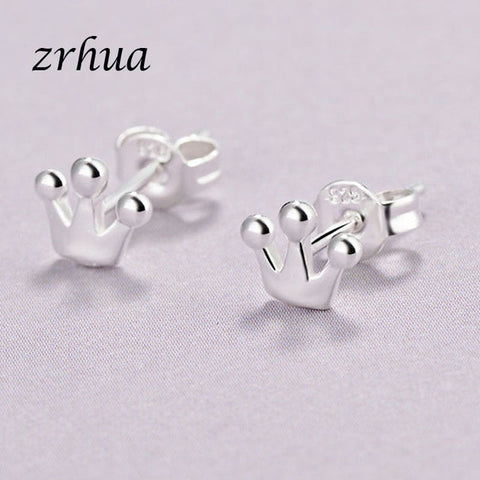 2019 Newest 925 Silver Needle Women's Jewelry Fashion Cute Chic Stud Earrings for School Girls Kids Lady Birthday Accessories