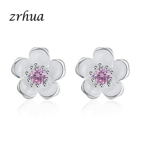 2019 Newest 925 Silver Needle Women's Jewelry Fashion Cute Chic Stud Earrings for School Girls Kids Lady Birthday Accessories