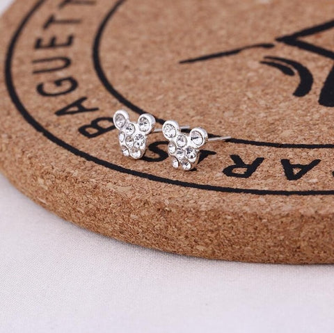 Earrings For Women Pearl Cute Fashion Girls Animal Jewelry Trend Rabbit Flower Heart Silver Fruit Cherry Butterfly Classic